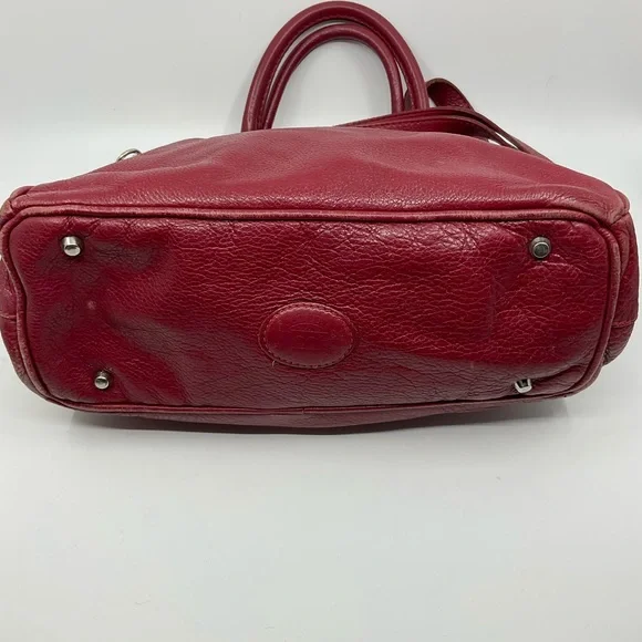 Vintage Roots Leather Convertible Crossbody Satchel Bag - Picture 6 of 11